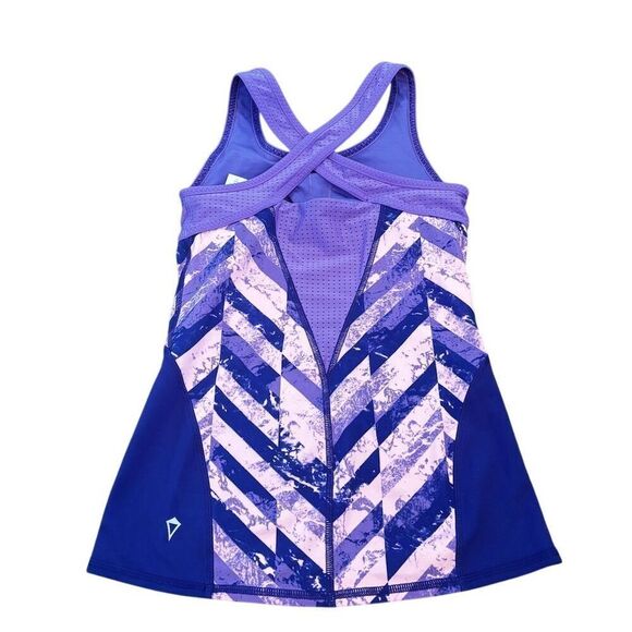 Ivivva by Lululemon Kids Tank Size 10 Multicolor Crisscross Back - Picture 3 of 7